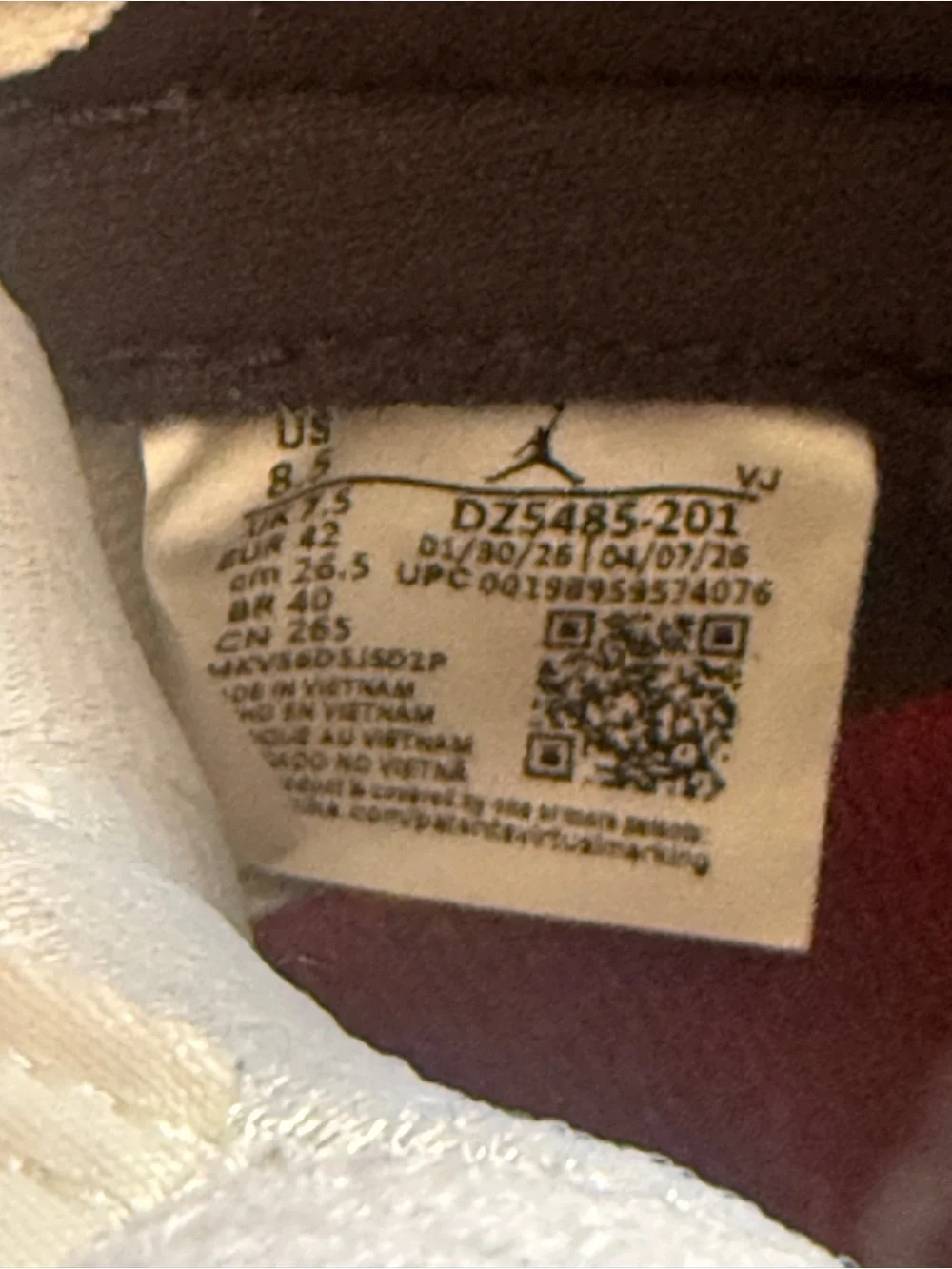 Nike Air Jordan 1 Retro High OG- Love Letter